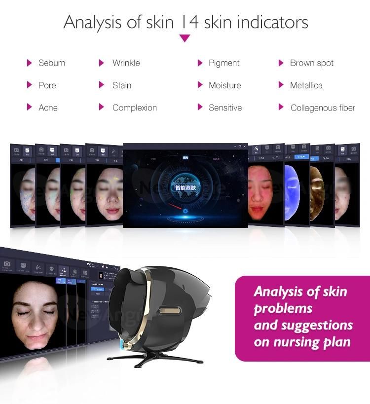 Wholesale Facial Skin Test Beauty Salon Machine Magic Mirror Skin Analyzer