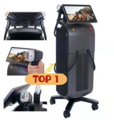 2022 Best Salon Use Painless Permanent Hair Removal Professional Portable 808 Diode Laser Hair Removal Machine Permanent