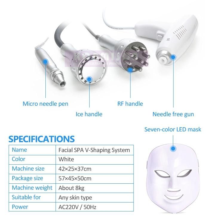 No Needle Mesotherapy SPA V-Shaping System Facial Beauty Machine