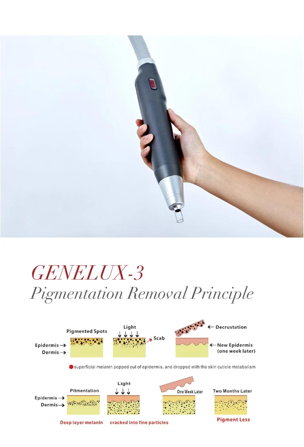 Portable Q-Switched ND YAG Laser Tattoo Removal/ Carbon Peeling Machine