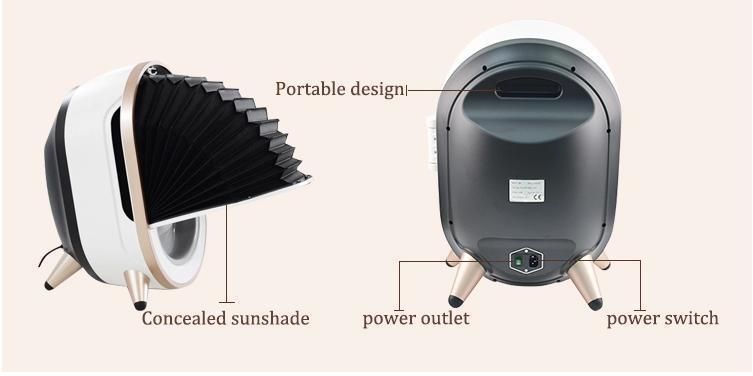 2021 Smart Mirror Scanner Facial Skin Analyzer Face Visia Analysis Machine