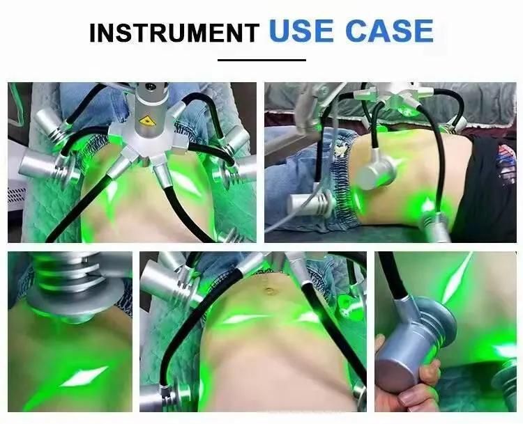 Non-Invasive Laser HIPS Weight Loss 532nm Wavelength Green Light Non-Thermal Weight Loss 6D Laser Cellulite Reduction Machine