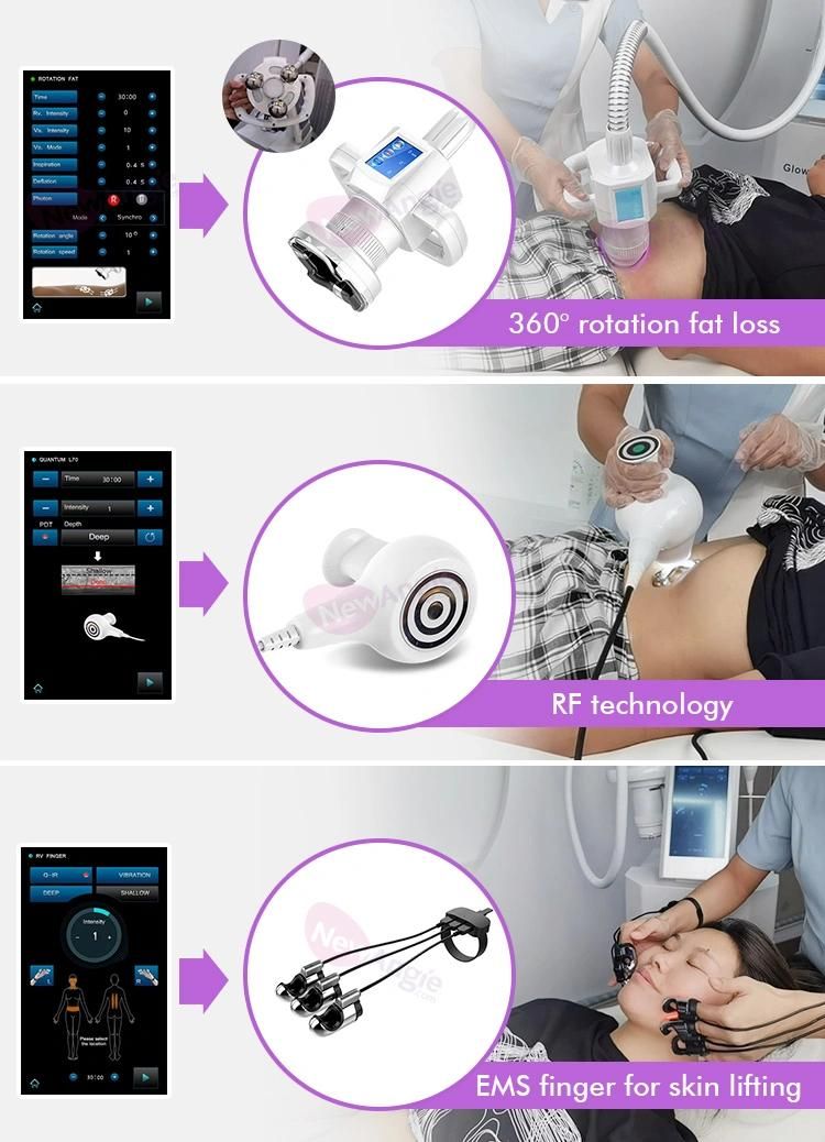 Best Cavitation Machine Professional Body Slimming Face Massager Machine RF Vacuum Ultrasound