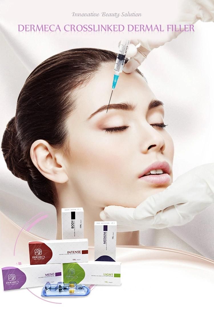 Dermeca Injectable Hyaluronic Acid Gel Injection Price Dermal Filler 2ml 0.3% Lidocaine