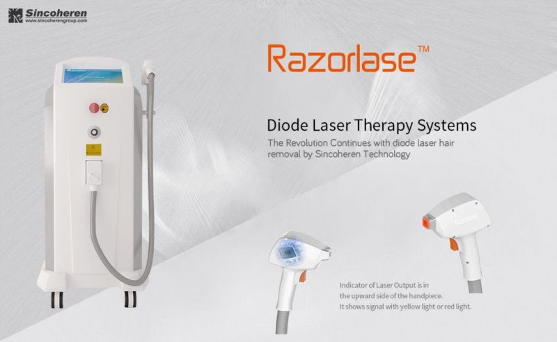 Sincoheren The Best Diodo Laser 808 Hair Removal Machine 808nm 755nm 1064 with Medical CE for Salon and Beauty Clinic