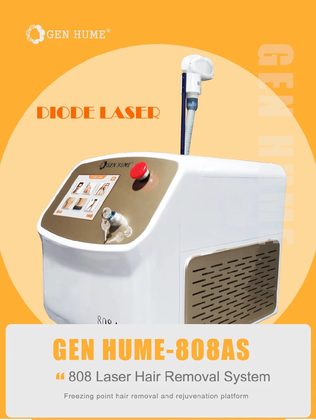 Portable 808nm Diode Laser 808nm Laser Diode Beauty Equipment Wholesale 808nm Diode Laser Hair Removal