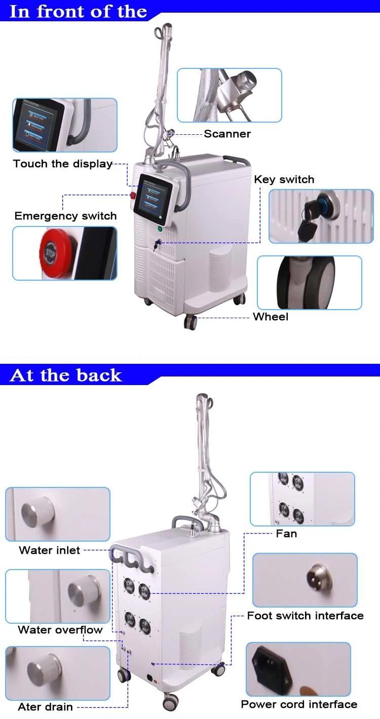 Professional Fotona Fractional CO2 Laser Vaginal Tightening Scar Removal Clinic Machine