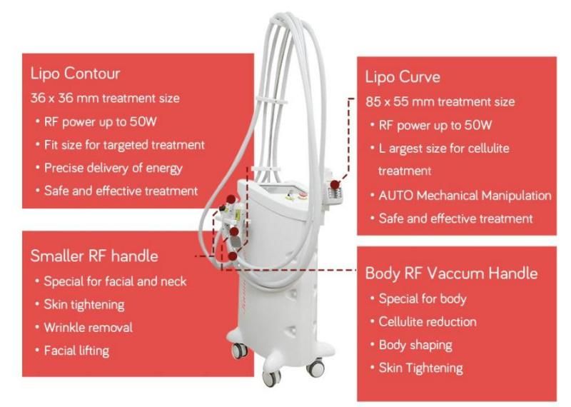 4 Treatment Heads for Body Shaping Kumashape Machine