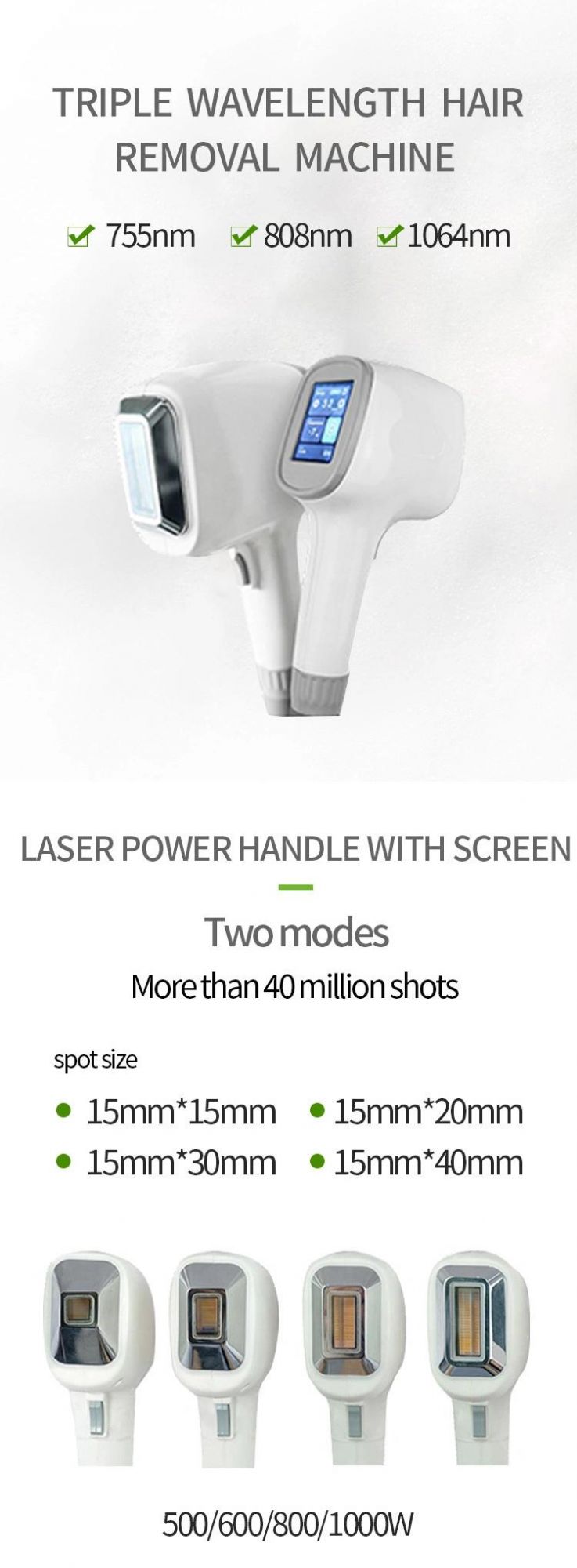 Newest Laser Hair Removal Triple Wavelength Diode Laser Machine