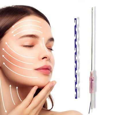 China Medical Facial Beauty Face Lifting Faden Lifting Threads Pdo Molding Cog 18g 100mm Blunt Needle