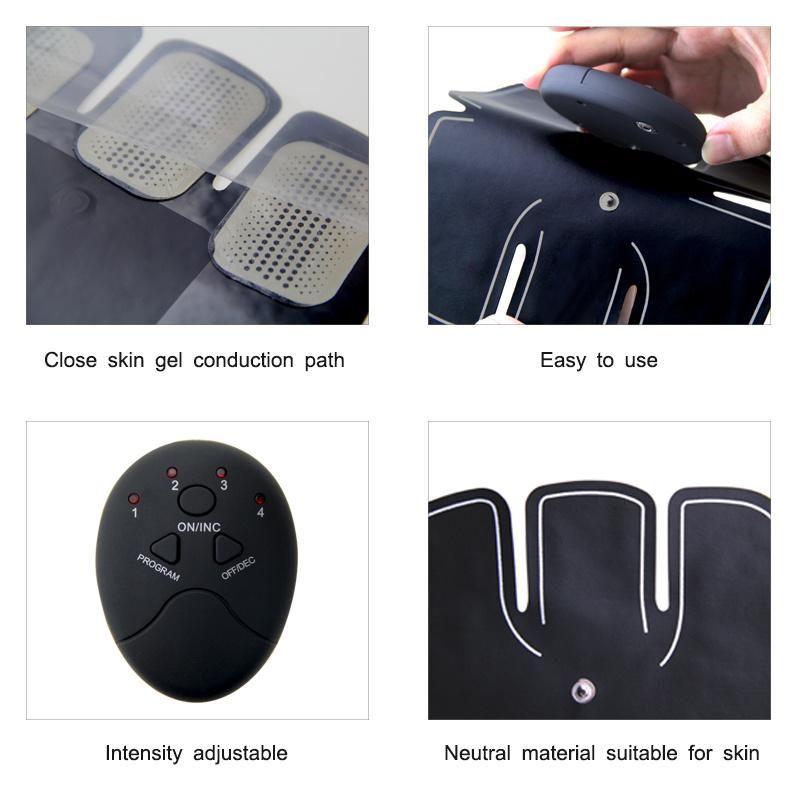 Intelligent Abdominal Muscle Patch Stimulator Fitness Machine Rechargeable Set