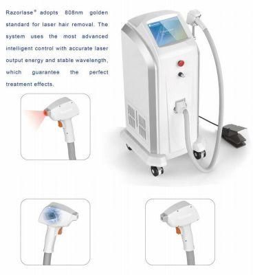 FDA Approved Razorlase Professional Painless 808nm Diode Laser Hair Removal Machine for Sale
