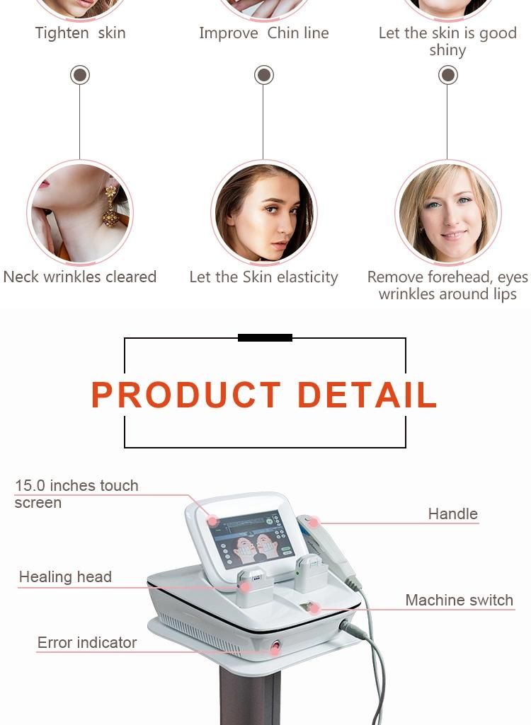 Professional Hifu Focused Ultrasound for Wrinkle Removal