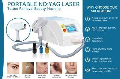Q-Switched ND YAG Laser for Tattoo Removal Carbon Peeling Black Doll