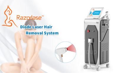 Hot Selling Medical CE Approved Sincoheren 808nm Diode Laser Hair Removal Saloon Machine in 2022