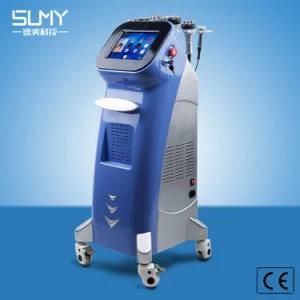 400W Output Power New Style 6 in 1 Ultrasonic Vacuum Cavitation RF Bio LED Slimming Beauty Equipment (blue style)