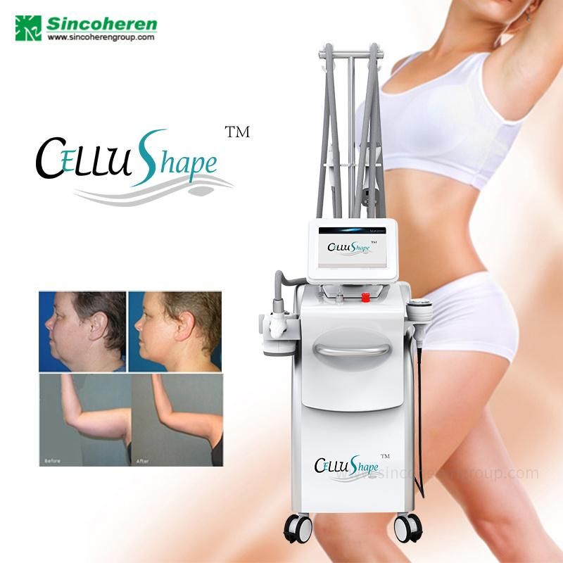 The Latest Technology Cellushape Machine Vacuum Roller Cavitation Body Shape Slim Weight Loss Machine