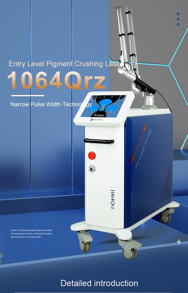 Removal Picosecond Laser Machine Pico Laser Q-Switched Laser Machine ND YAG Tattoo Remove Laser