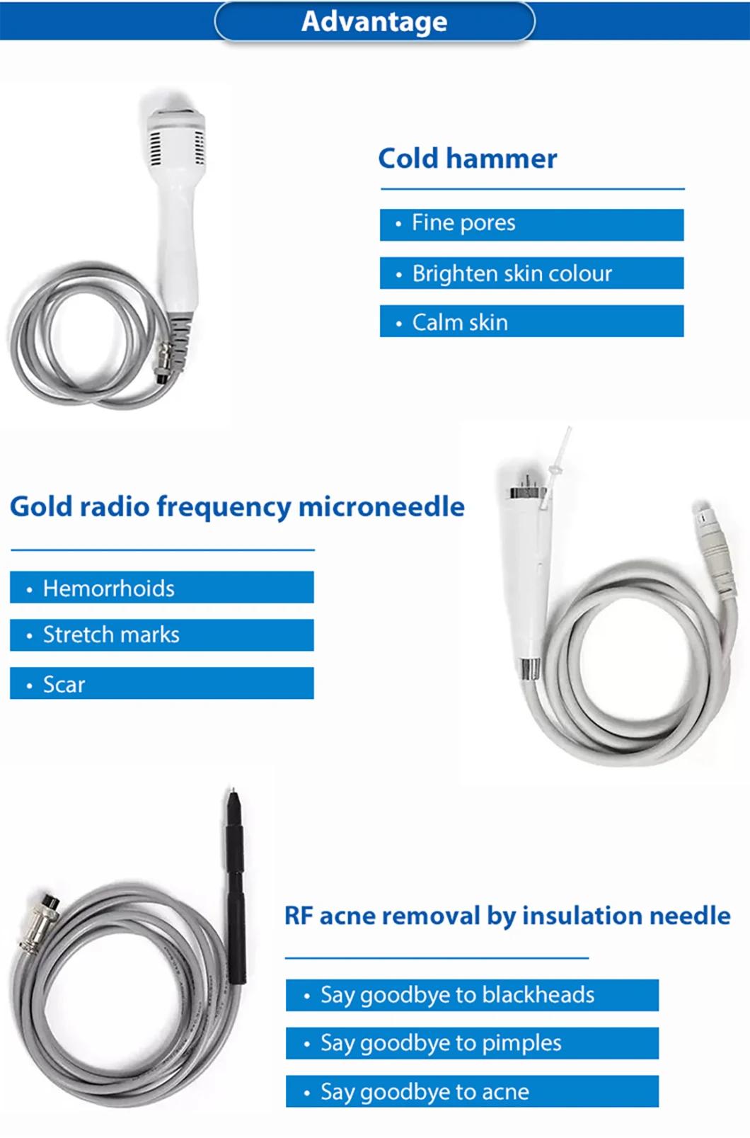 Az 2022 Factory Price Vertical Fractional RF Microneedle Acne Treatment Radio Frequency Facial Beauty Machine for SPA Clinic Use