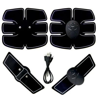 Abdominal Muscle Trainer Stimulator Toning Belt Workout Portable with Gel Pad
