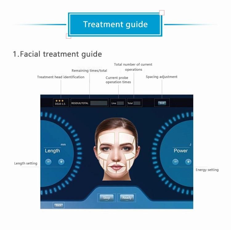 Ce ISO Approved Focusing Ultrasound Beauty Equipment with Factory Price