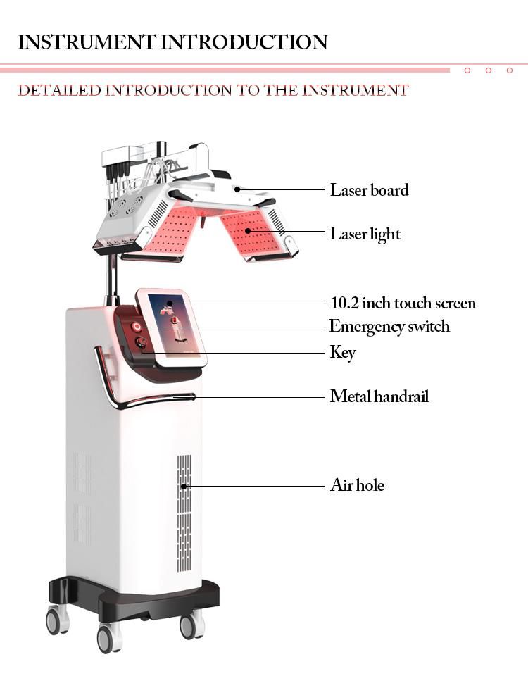 2019 Best Review Hair Regrowth Treatment 660nm Diode Laser Beauty Machine