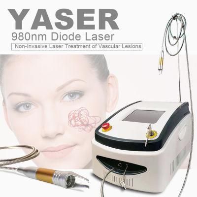 Diode Laser 532nm 980nm Vascular Removal Machine Vascular Removal Laser 980 for Beauty Center