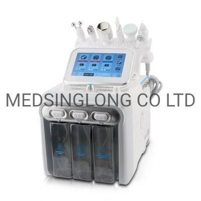 High-Frequency Vibration Wave and RF Heating Technology Hydrogen-Oxygen 6 in 1 Hydrafacial Machine Hydra Dermabrasion Msldm08
