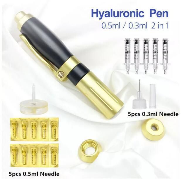 2019 Mesotherapy Needle Free Lip Hyaluronic Acid Dermal Filler Injector Anti-Wrinkle Meso Hyaluron Pen