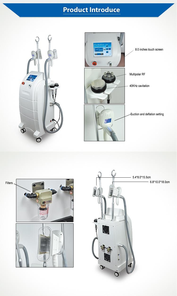 Cryolipolysis Cavitation RF Fat Freezing Body Slimming Machine