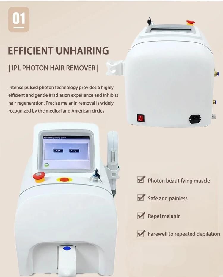 Hair Treatment Opt Best Effective E-Light Hair Removal Machine