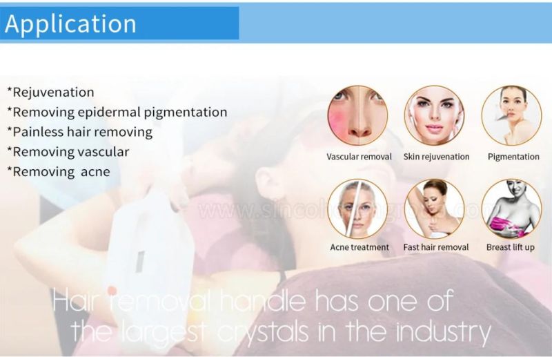 Az Sincoheren Body Hair Removal Laser Epilator Device Painless Facial IPL Machine for Skin Rejuvenation