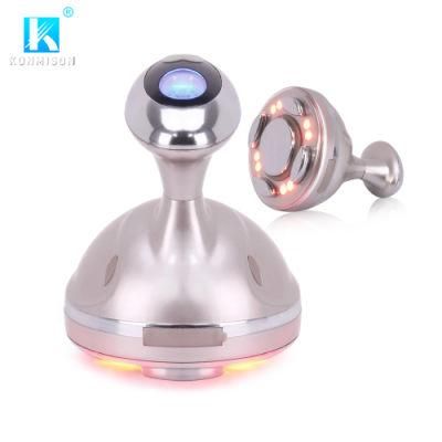 Mini Ultrasonic Slimming Device with LED Photon Light Therapy Mini RF EMS Massager Beauty Instrument