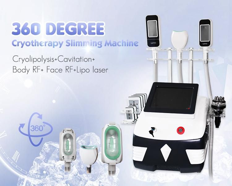 Beauty Salon 360 Cryolipolysis Cavitation RF Laser Weight Loss Equipment