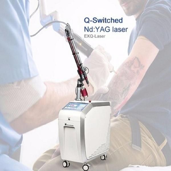 Medical Laser Tattoo Removal Med SPA Salon Q-Switched Laser Microblading Removal Laser Skin Rejuvenation Device