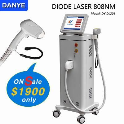 Danye Popular Cheap 808nm Diode Laser Hair Removal Beauty Machine Dy-Dl201