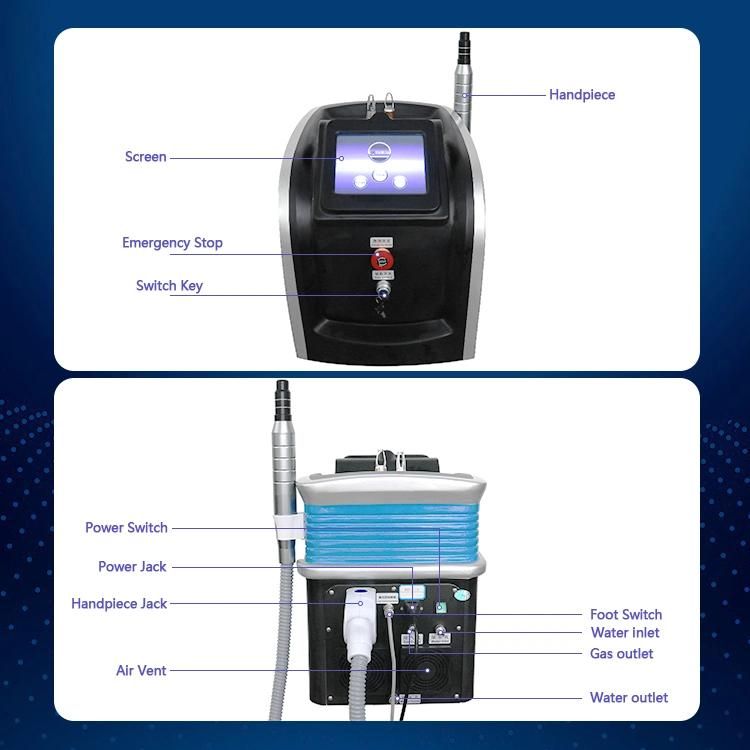 Charm Ewm7 Portable Picosecond Laser Tattoo Removal Picolaser Machine