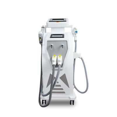 Professional 3 in 1 RF Skin Tightening Q Switched ND YAG Laser Tattoo Removal Opt Shr IPL Hair Removal Machine