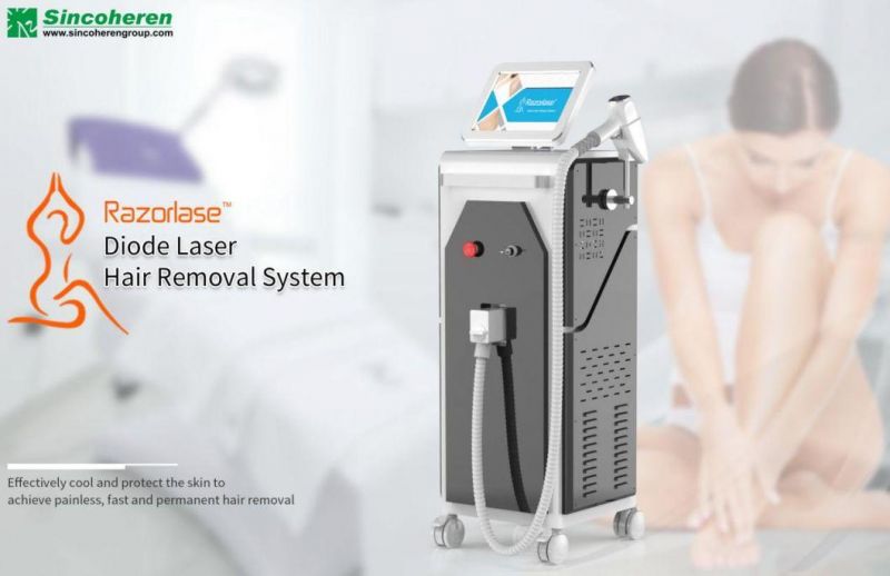 Contact Me for Factory Price Sincoheren 755nm 808 Nm 1064nm Diode Laser Skin Care Beauty Salon Equipment Soprano Ice Laser Hair Removal Machine Bw