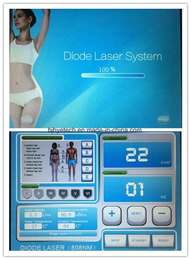 Painless & Permenant 808nm Diode Laser Hair Removal Machine