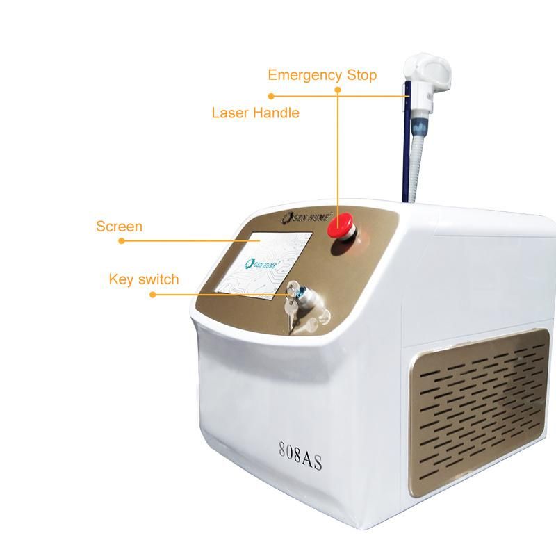 2022 New Portable Diode Laser 808nm Permanent Painless Hair Removal Machine Beauty Salon Equipment Low Price