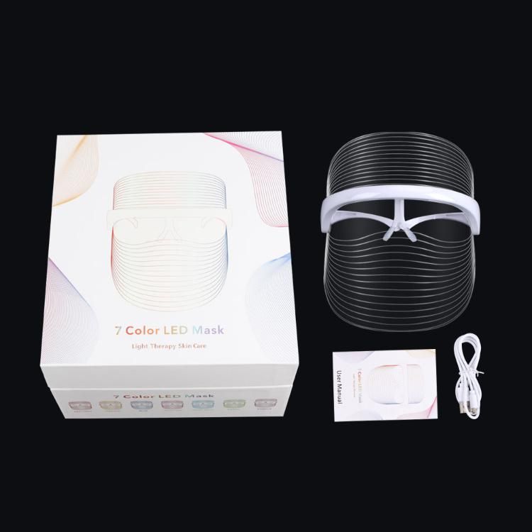 Sc892 Facial Beauty Mask 7 Color LED Photon Therapy Mask