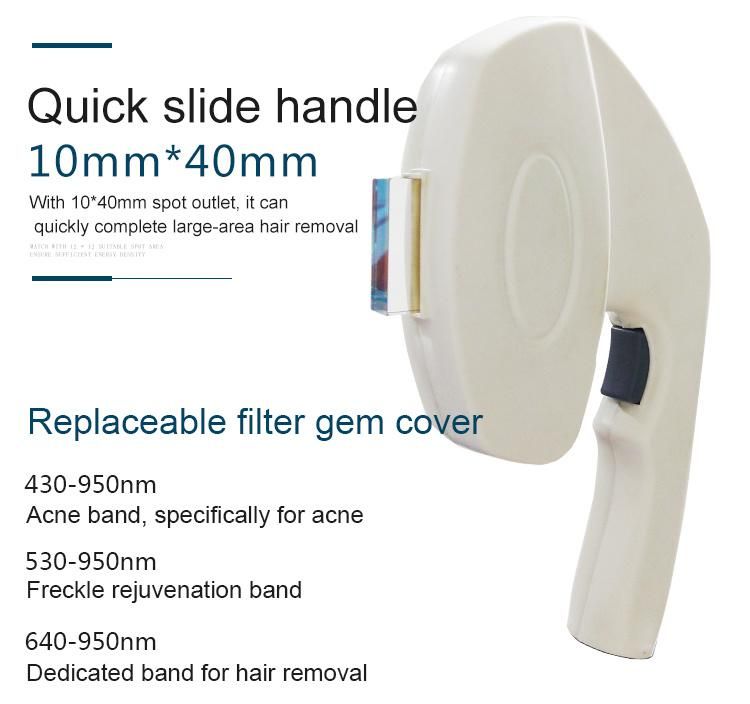 Multifunction 3 in 1 Shr+Elight+IPL Opt IPL Super Flash Painless Permanent Hair Removal Dark Laser IPL Hair Remover