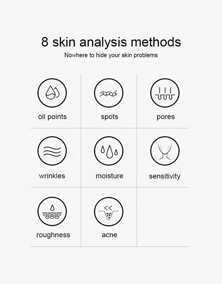 Skin Pigmentation Analyzer Skin Hydration Tester Analizer Facial Analyzer