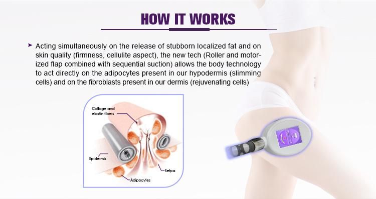 Popular Slimming Vela Body Shaping Auto Roller Vacuum RF Machine