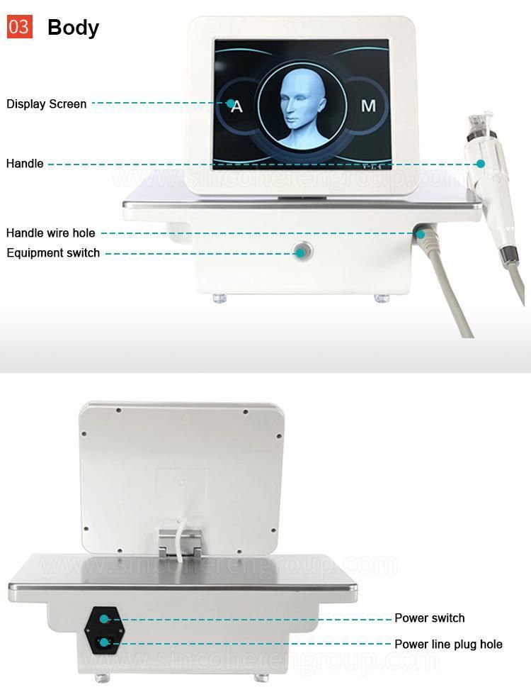 Golden Fractora Nano Micro Nedle RF Skin Care Machine Portable Micro Needling Fractional Radio Frequency Device Microneedling Fractional RF Device