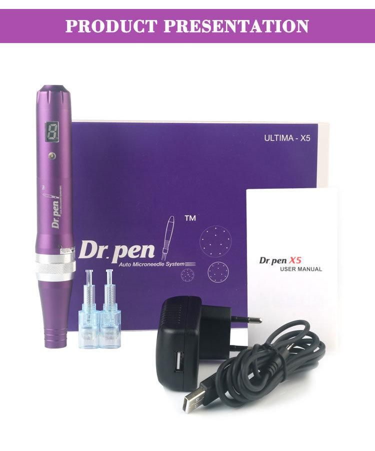 Top Quality Portable Electric Micro-Needle Derma Pen X5