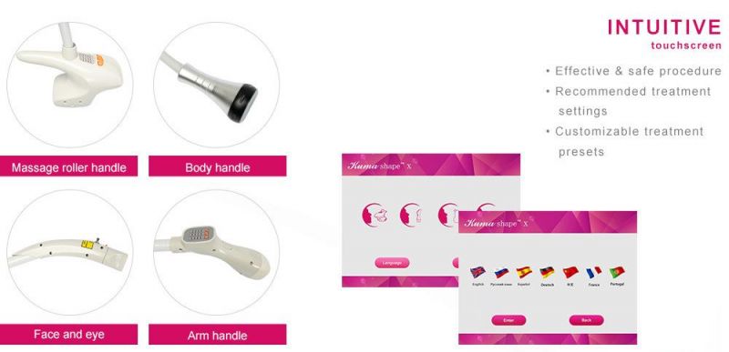 Radio Frequency Vacuum RF Kuma X Perfect Shaping Treatment Skin Tightening Buttock Lift Device