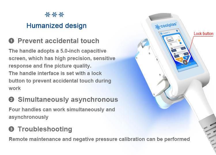 2022 Beauty Sincoheren Newest 4 Handles Painless Coolplas Fat Cellulite Removal 360 Cryolipolysis Body Slimming Machine