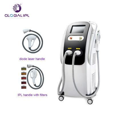 2 in 1 Multifunctional IPL+Diode Laser Beauty Equipment for No Pain Hair Removal